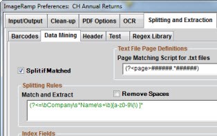 Data Mining PDF Images Using company information to extract index information with ImageRamp